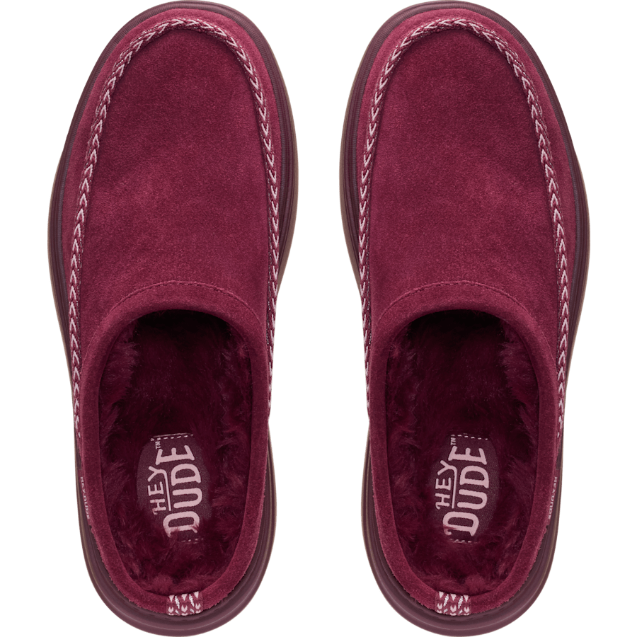 Kleur Remi Toastee Clog Suede - Bovenkant - HEYDUDE