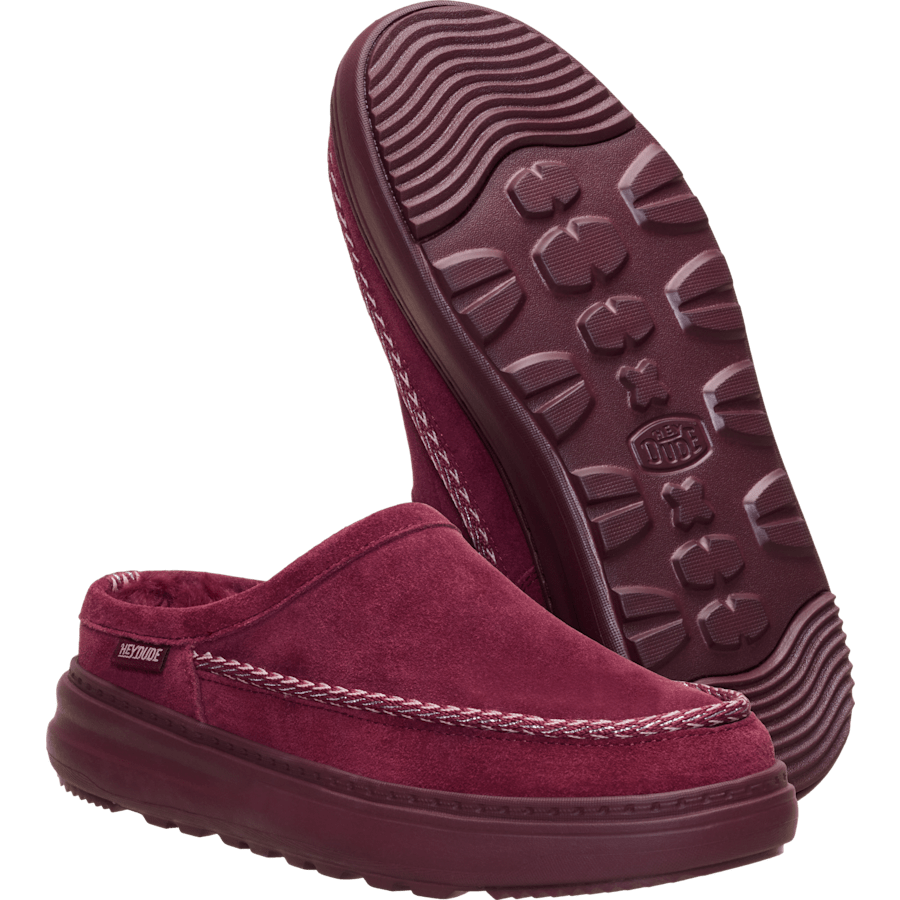 Kleur Remi Toastee Clog Suede - Onderkant - HEYDUDE