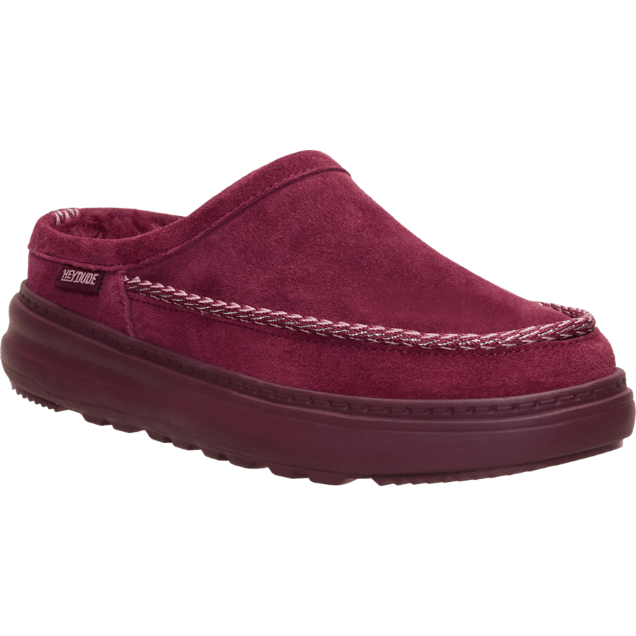 Kleur Remi Toastee Clog Suede - Hoek - HEYDUDE