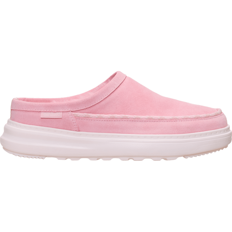 Kleur Remi Toastee Clog Suede - Zijkant - HEYDUDE
