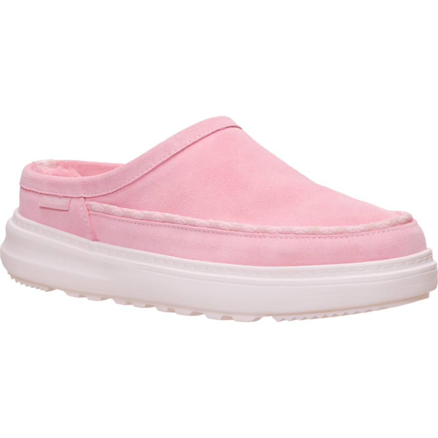 Kleur Remi Toastee Clog Suede - Hoek - HEYDUDE