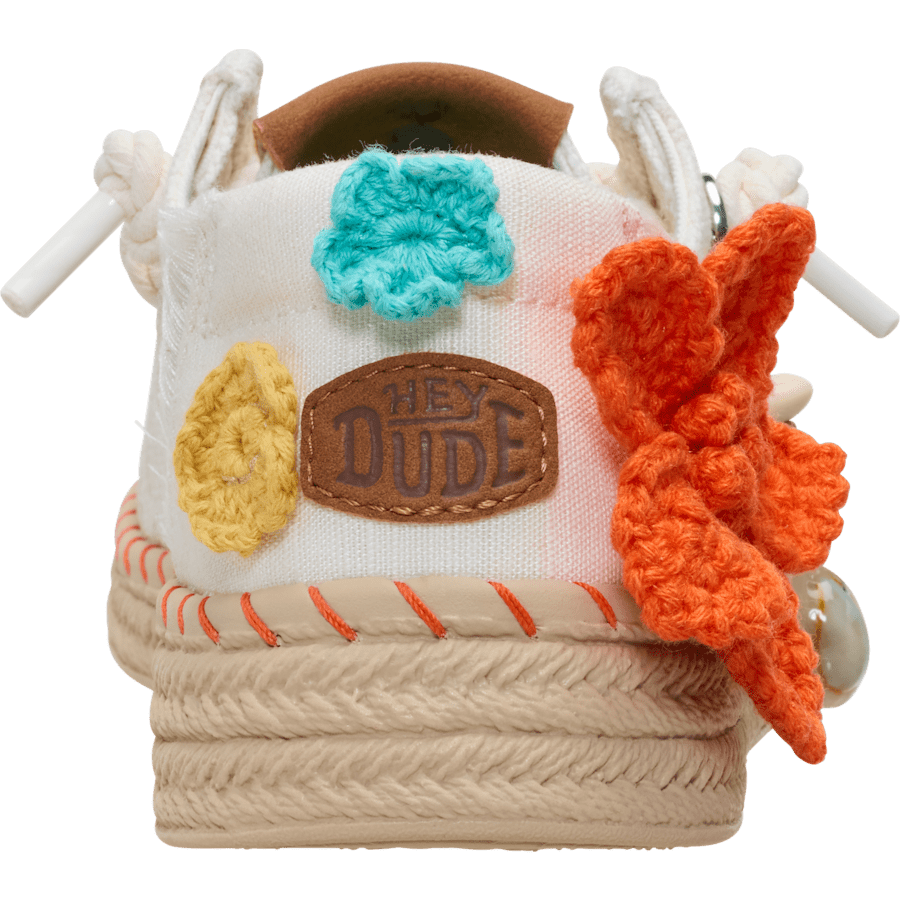 Irish Cream / Multi Wendy Espadrille x Disney Moana - Back - HEYDUDE