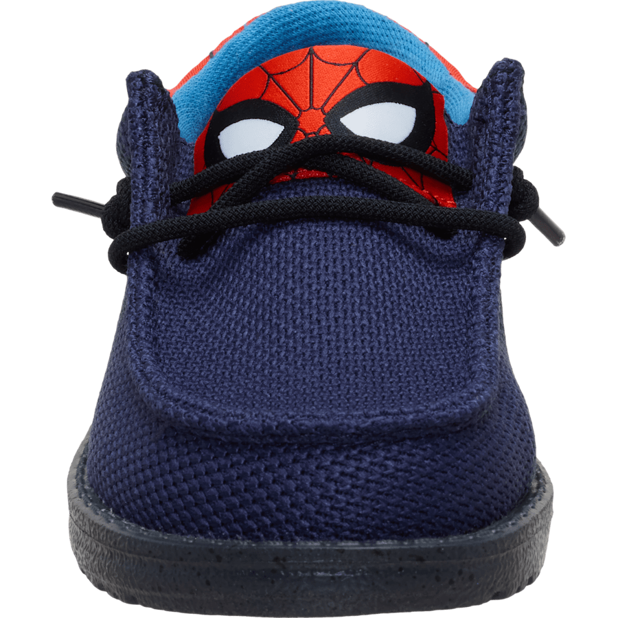 Navy / Red Wally Funk Youth x Spider-Man - Avant - HEYDUDE