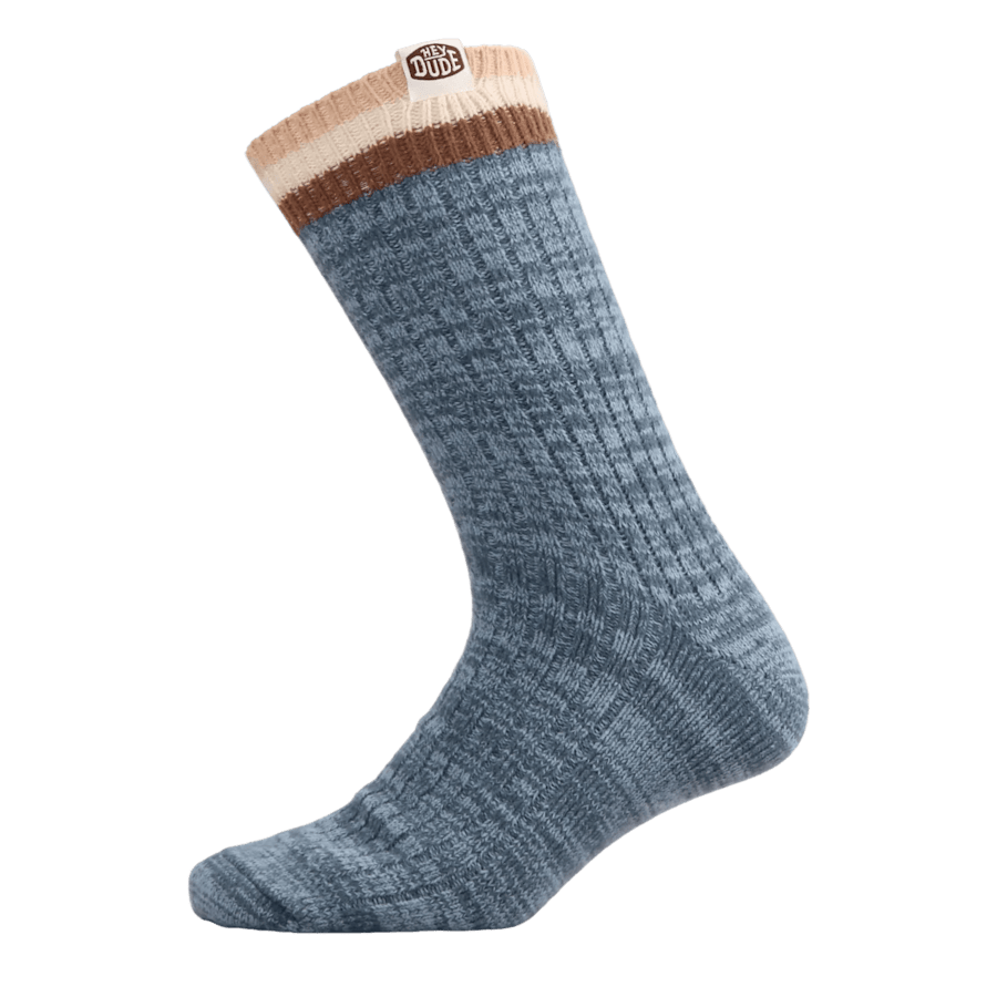 Dark Slate HEYDUDE Super Soft Crew 3 Pack - Pair - HEYDUDE