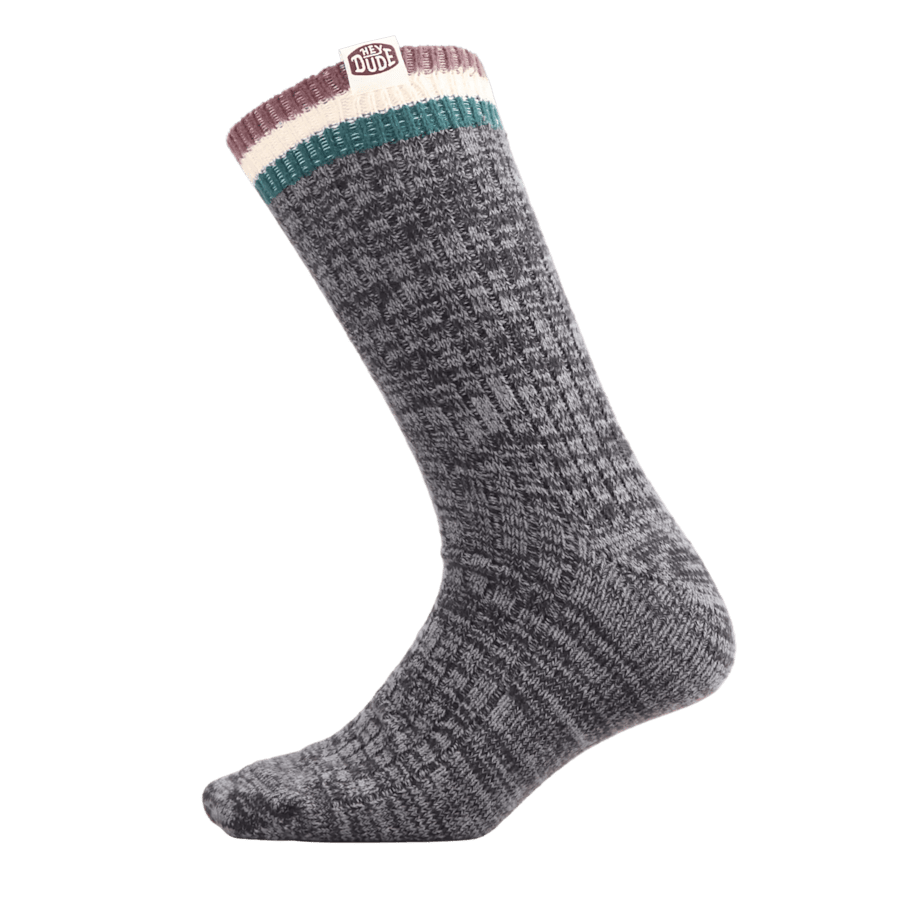 Dark Slate HEYDUDE Super Soft Crew 3 Pack - Top - HEYDUDE