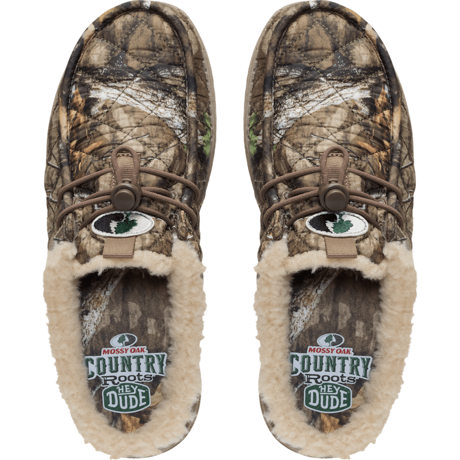 Camouflage Wally Camp Slip x Mossy Oak Country Roots - Dessus - HEYDUDE