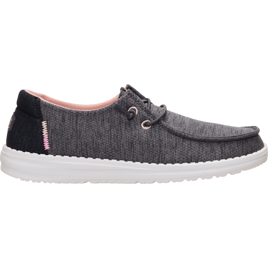 Black Oyster Wendy Heathered Mix - Side - HEYDUDE