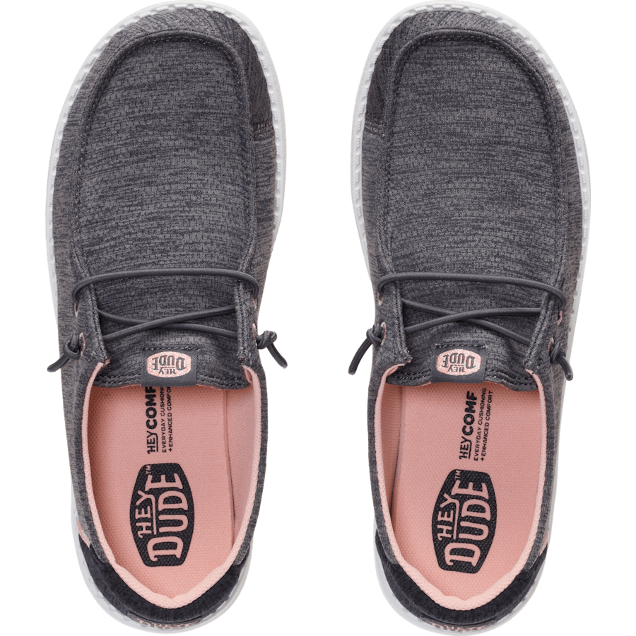 Black Oyster Wendy Heathered Mix - Top - HEYDUDE