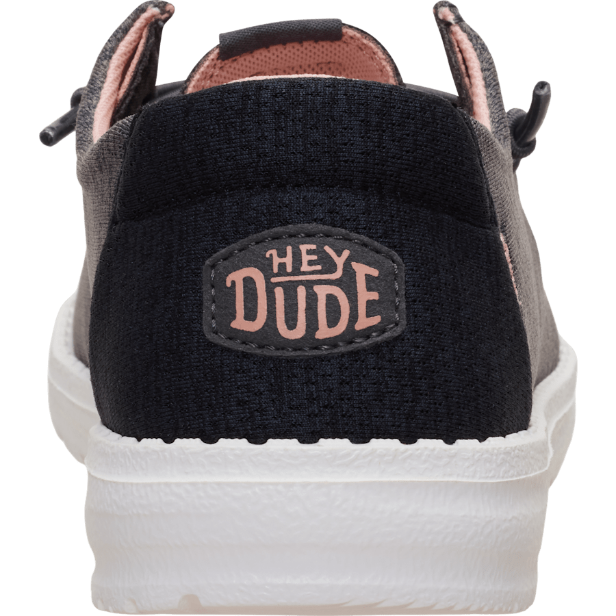 Black Oyster Wendy Heathered Mix - Back - HEYDUDE