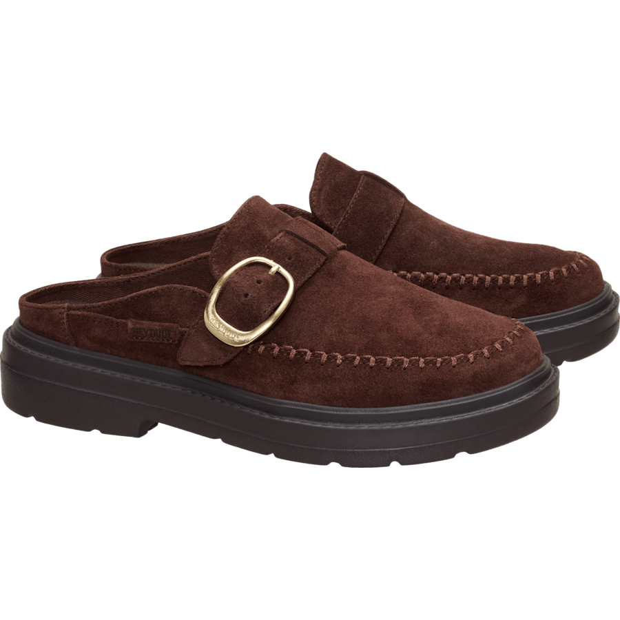 Shaved Chocolate Sienna Clog Suede - Paar - HEYDUDE