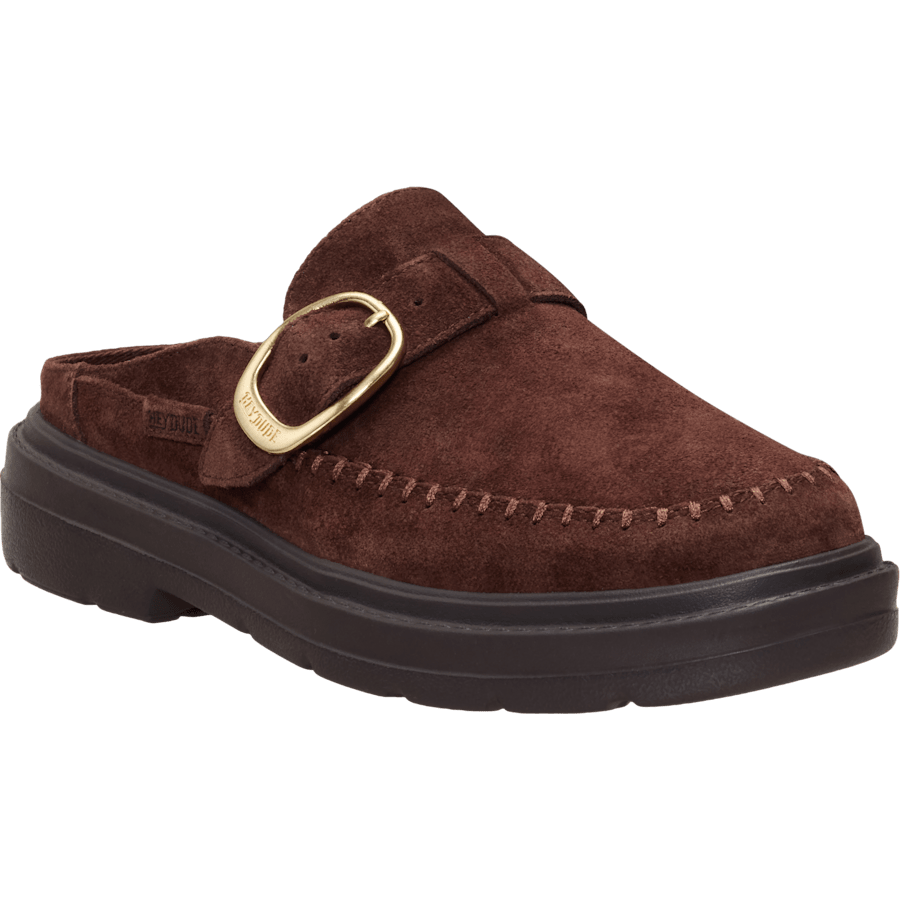 Shaved Chocolate Sienna Clog Suede - Hoek - HEYDUDE