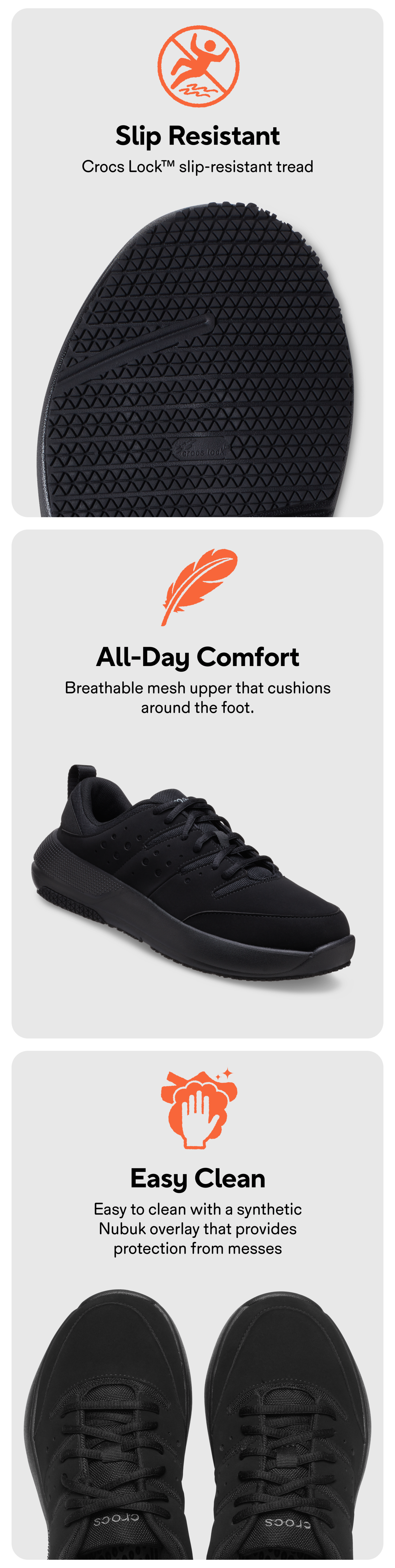 靴 colbo NYC On the Clock Work Sneaker - Crocs