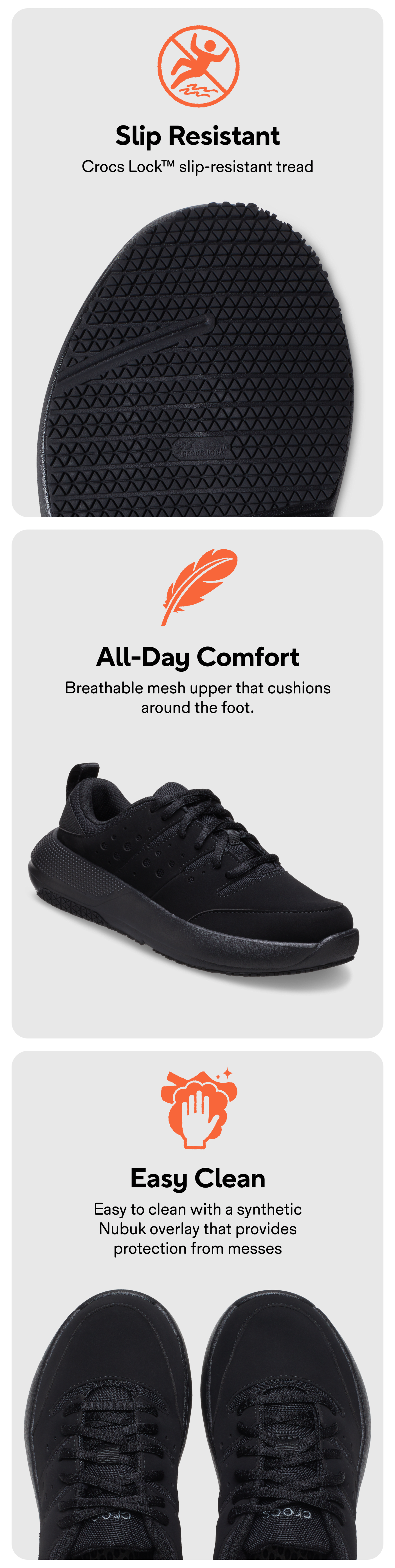 On the Clock Work Sneaker - Crocs