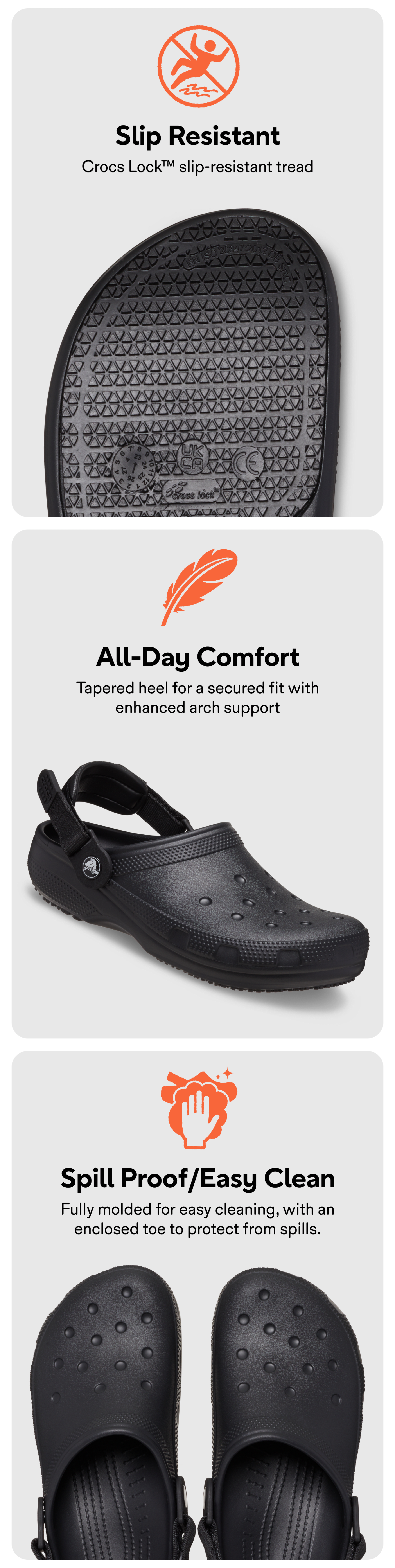 ❁⃘Hinael❁⃘ Classic Work Clog - Crocs