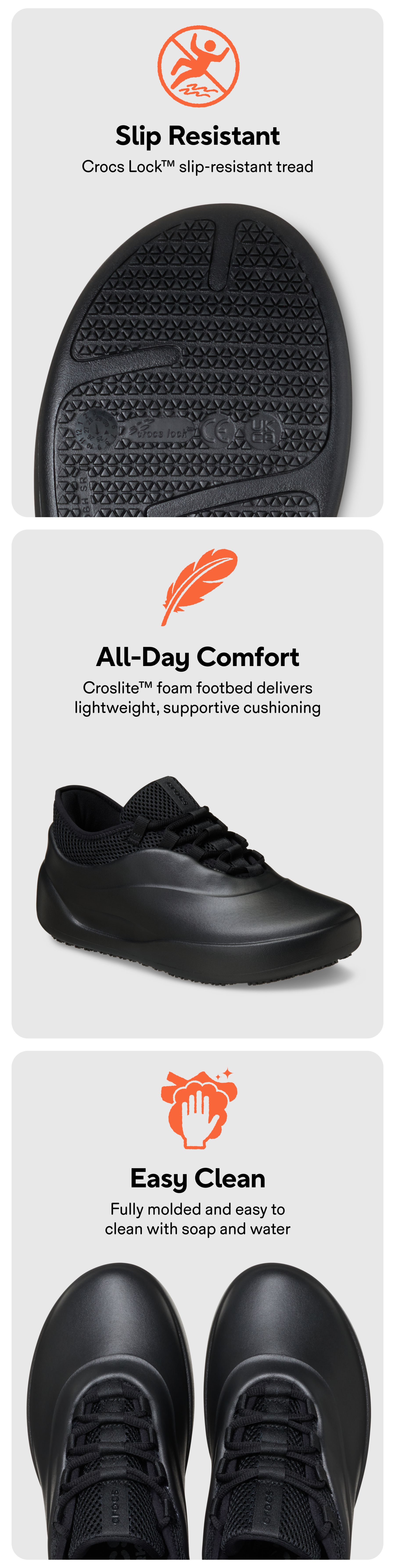 Men's Bistro Work Sneaker - Crocs