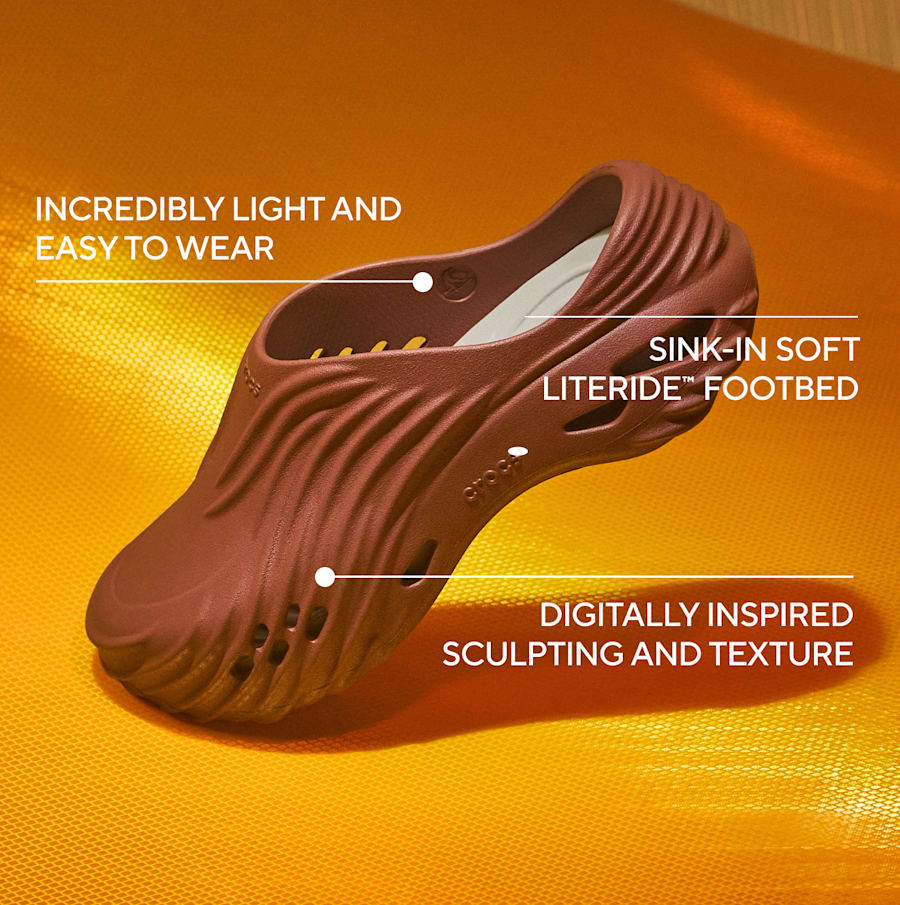 Incredibly light and easy to wear. Sink-in soft LiteRide footbed. Digitally inspired sculpting and texture.