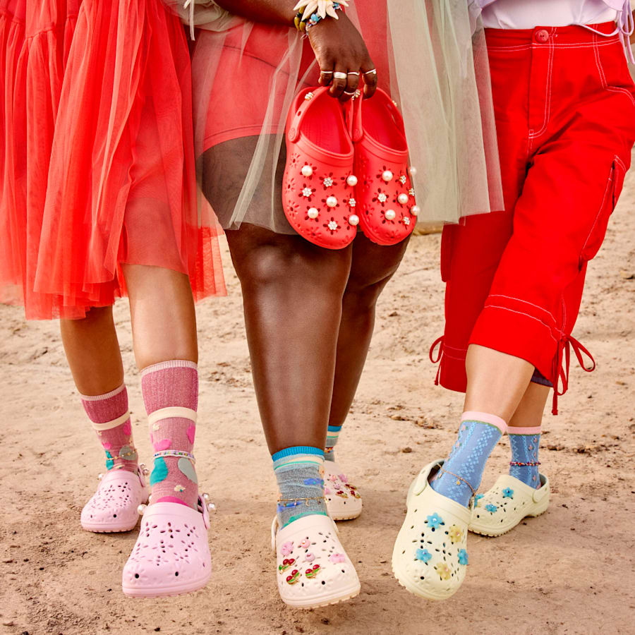 Classic Floral Cut-Out Clog