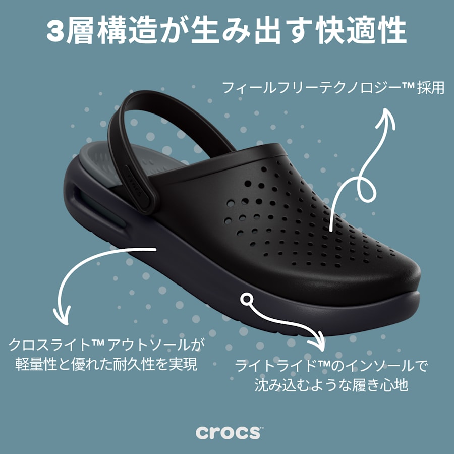 クロックス公式】インモーション クロッグ｜レディース メンズ