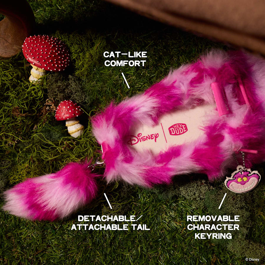 Alice in Wonderland x HEYDUDE Wendy Cheshire Cat Slipper - HEYDUDE