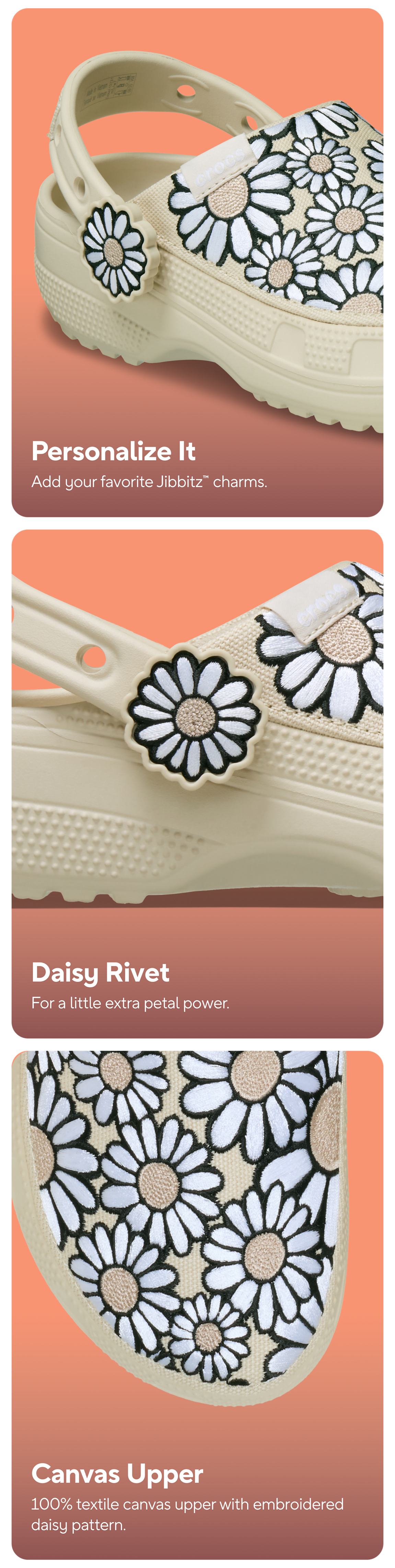 ※Daisy Crafted Daisy Clog - Crocs