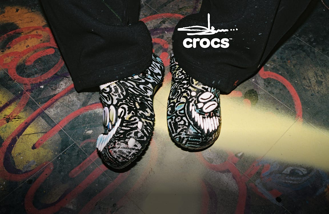 クロックス サイプラス Ⅴ W8 ホワイトW9 レオパード25㎝ 2足