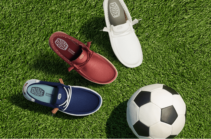 Wendy's SHIPS JET BLUE レザーバングル　2個セット Wendy Espadrille - HEYDUDE