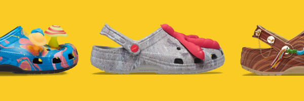Puff Crocs Ankle CrocsSocks Knit -