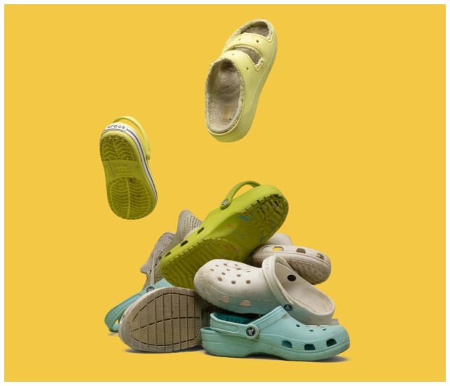 Second store hand crocs