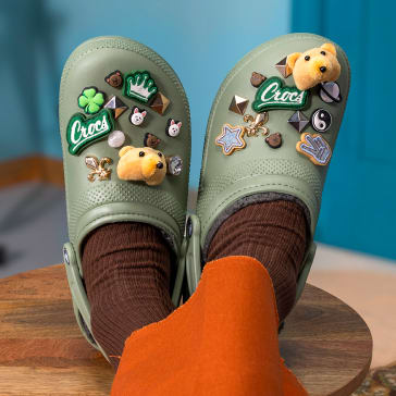Man with crocs new arrivals
