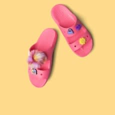 クロックス　バービー　ピンク　crocs barbie 厚底　厚底サンダル