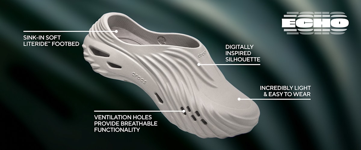 【CROCS】 Echo Wave クロッグ ★ ALMOND TINT ★兼用 Crocs Echo Wave | Almond Tint | Canoe Club