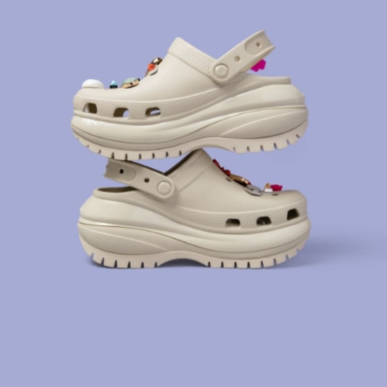White crocs in store new arrivals