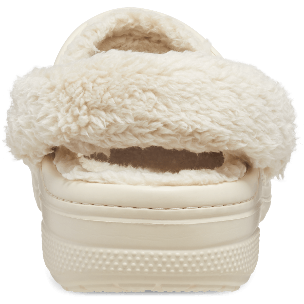 Baya Lined Fuzz-Strap Clog