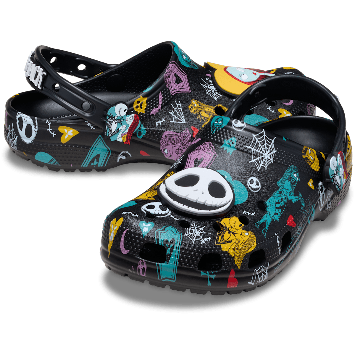 Disney Tim Burton's The Nightmare Before Christmas Jack and Sally Classic Clog