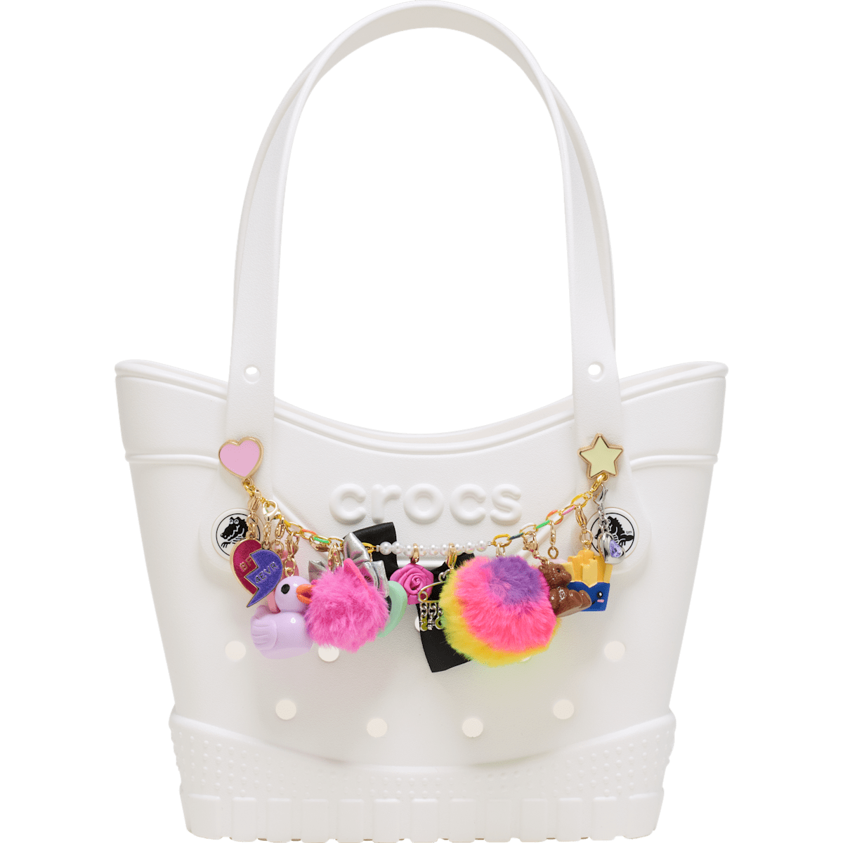 Pearl and Rainbow Bag Chain