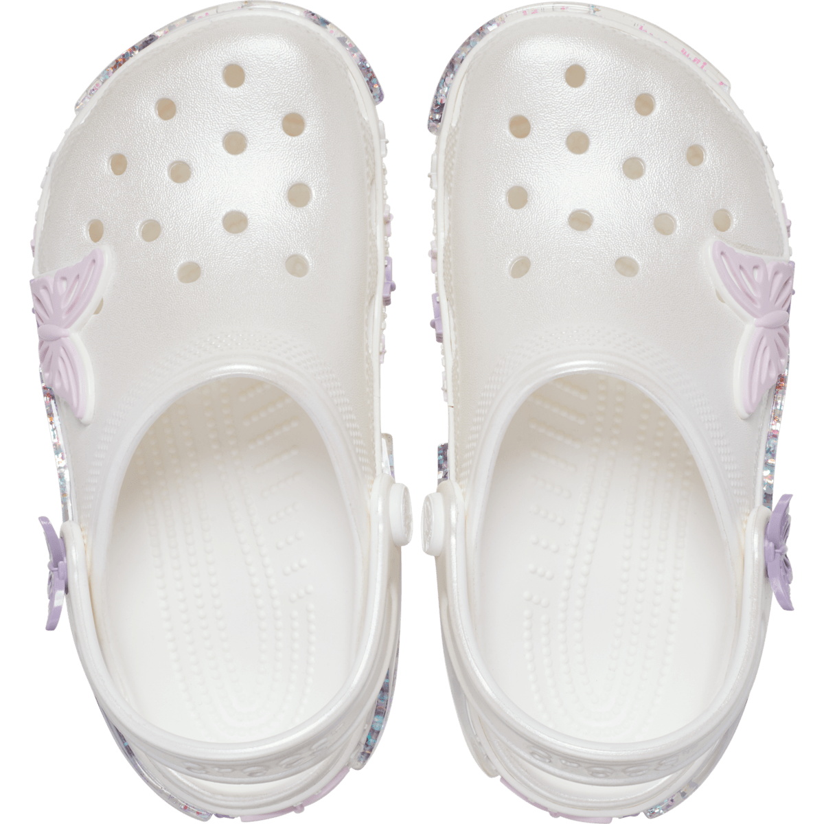 Kids' Classic Butterfly Sparkle Shaker Clog