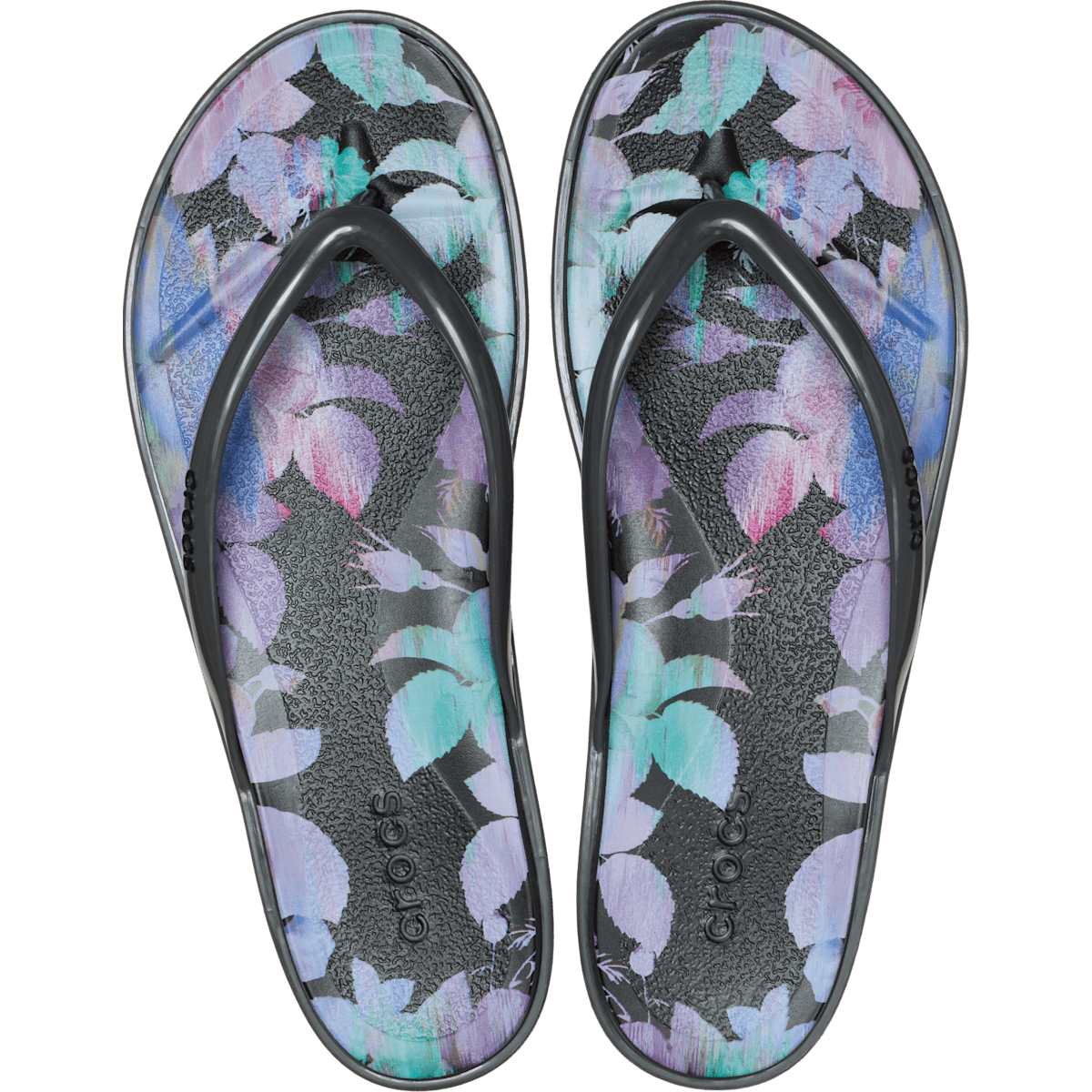 Miami Round Dark Floral Flip