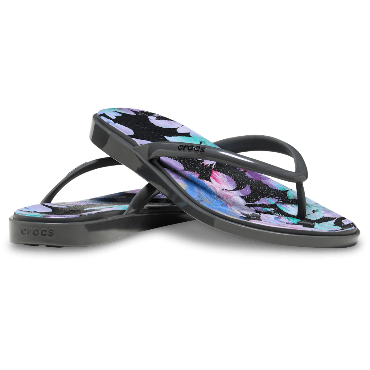 Miami Round Dark Floral Flip