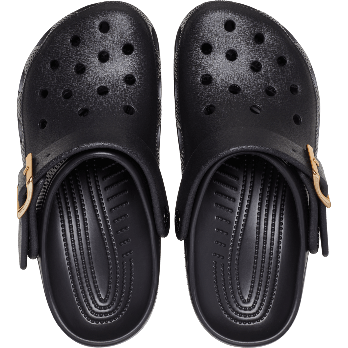 Classic Metallic Buckle Clog