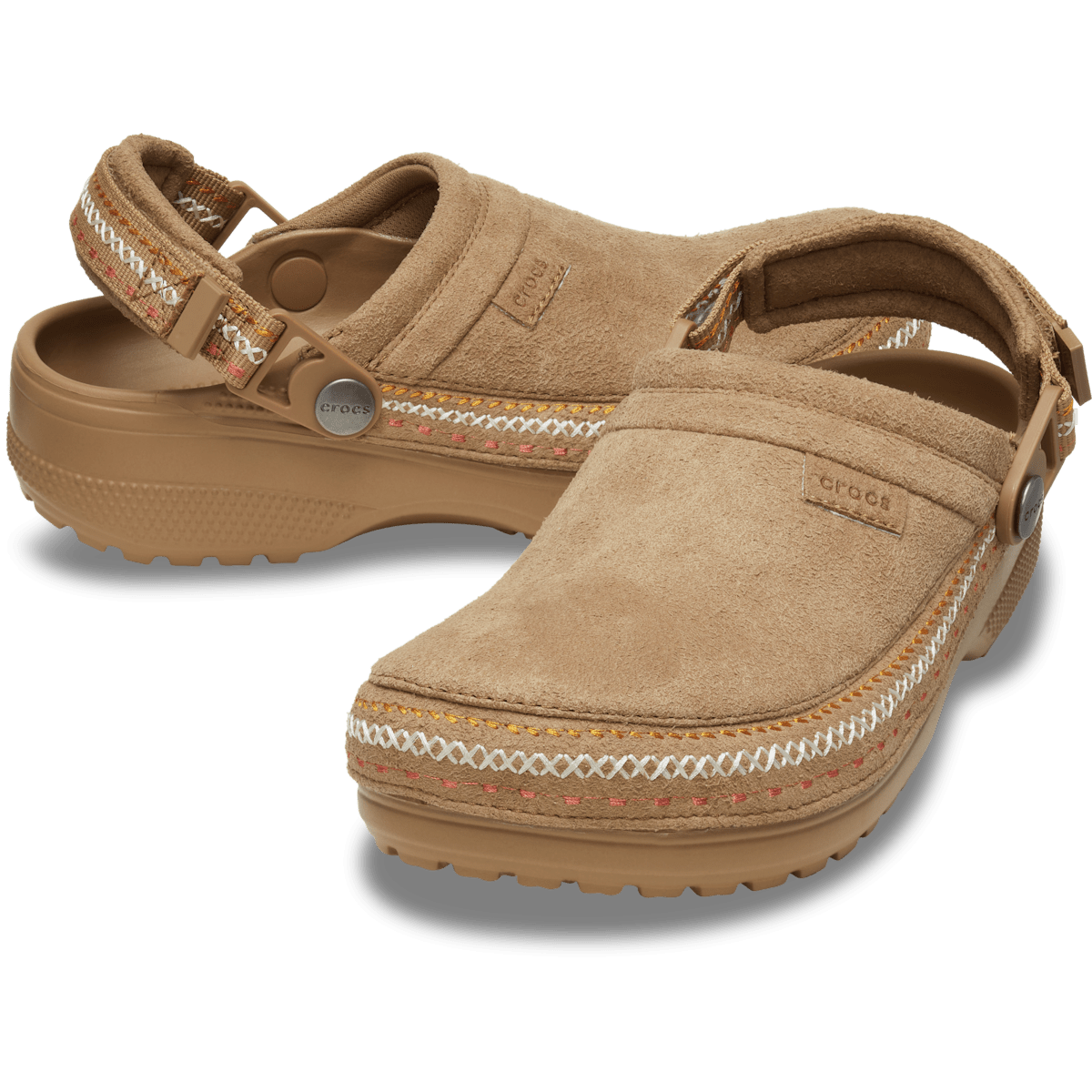Crafted Vegan Suede Stitch Clog