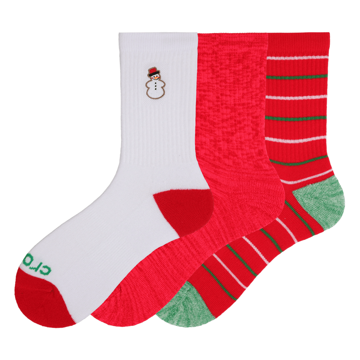 Holiday Crew Socks 3PK