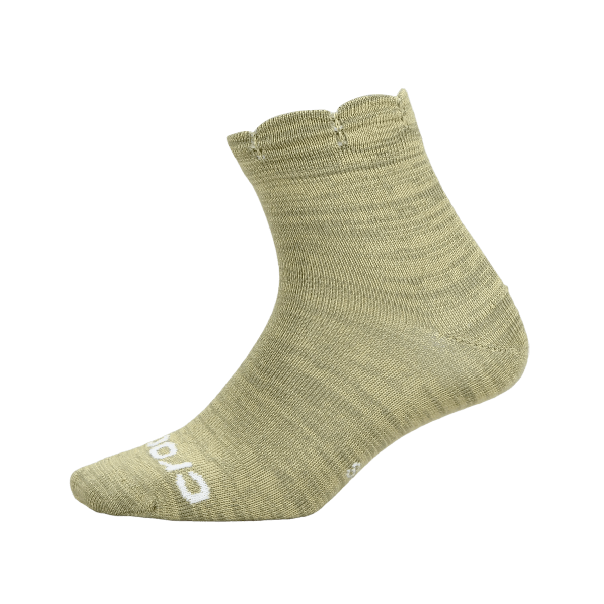 Scallop Puff Socks 3PK