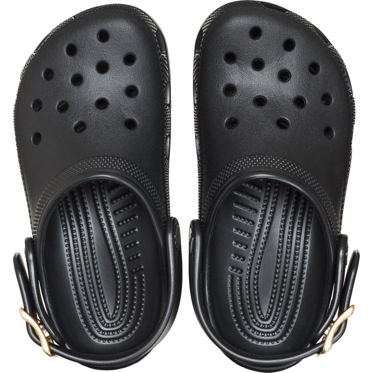 Kids' Classic Metallic Buckle Clog