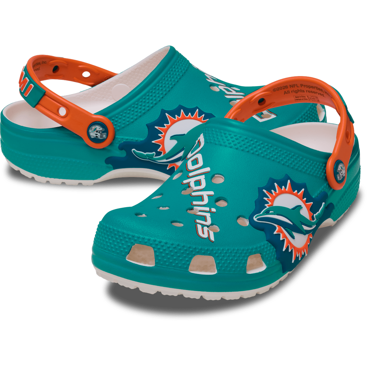 Kids' NFL Miami Dolphins Graphic Classic Clog