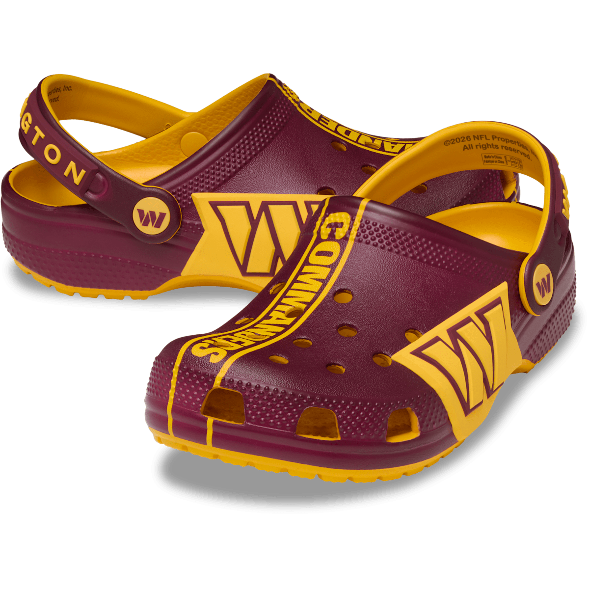 Kids' NFL Washington Commanders Graphic Classic Clog
