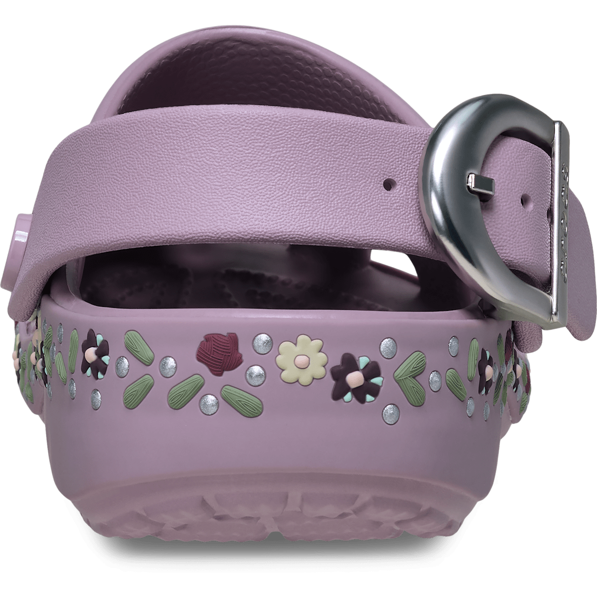 Classic Floral Buckle Clog