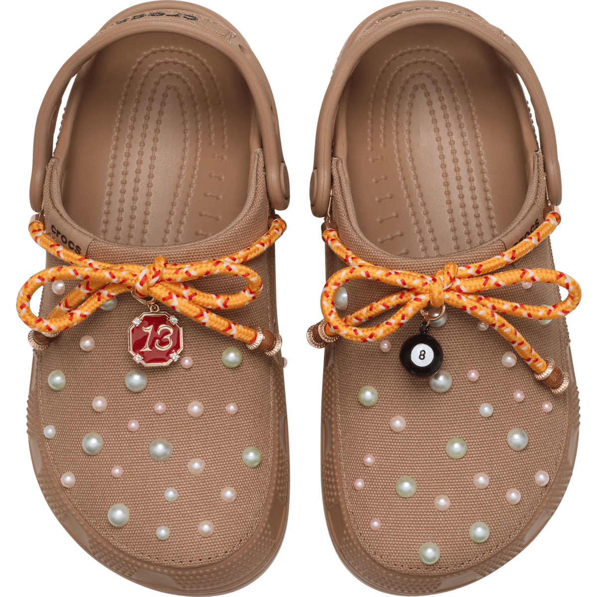 Mixed Pearls Shoe Bling