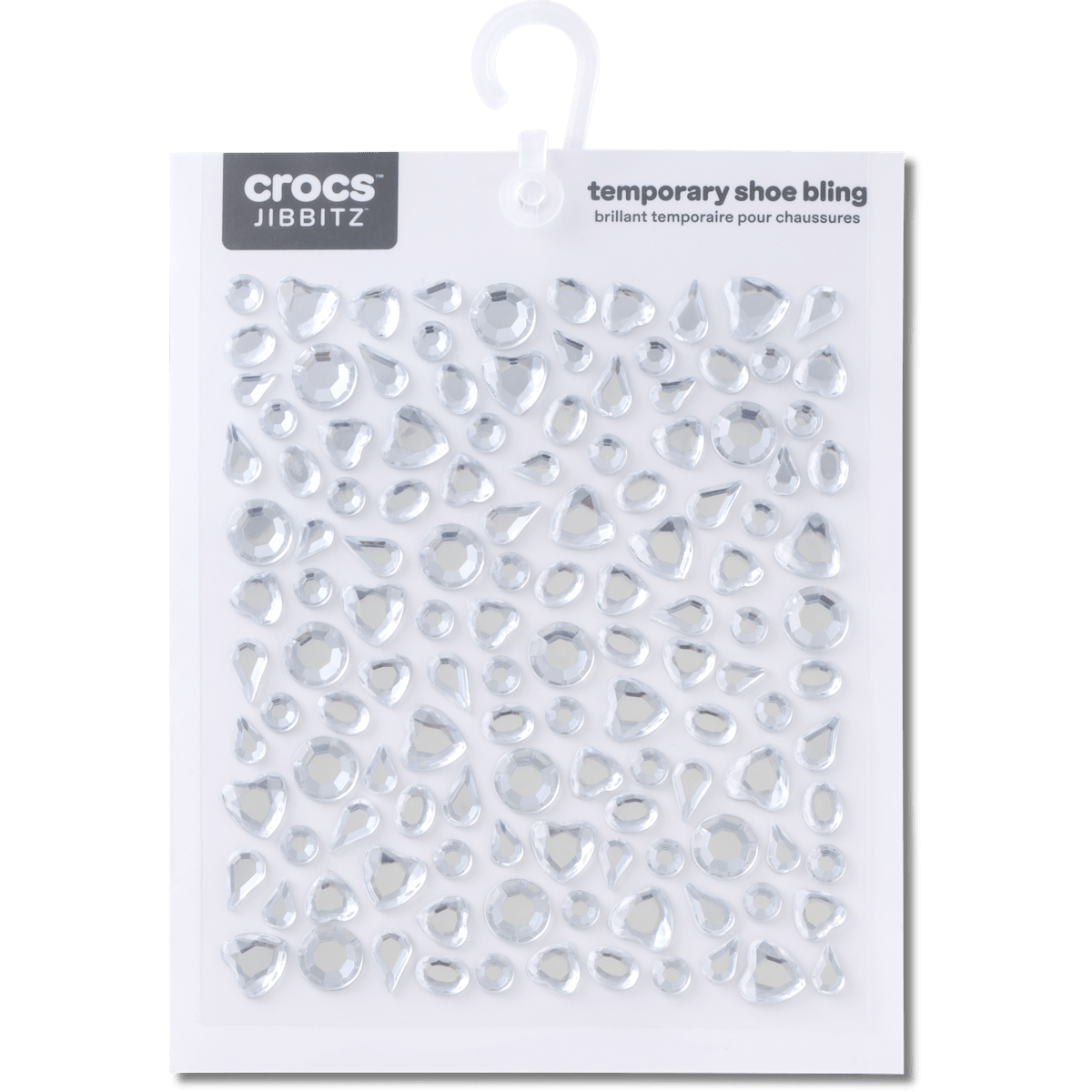Multi Size Clear Shoe Bling
