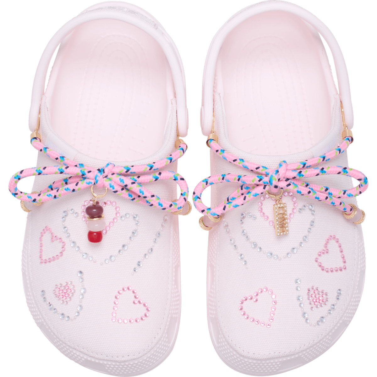 Heart Art Shoe Bling