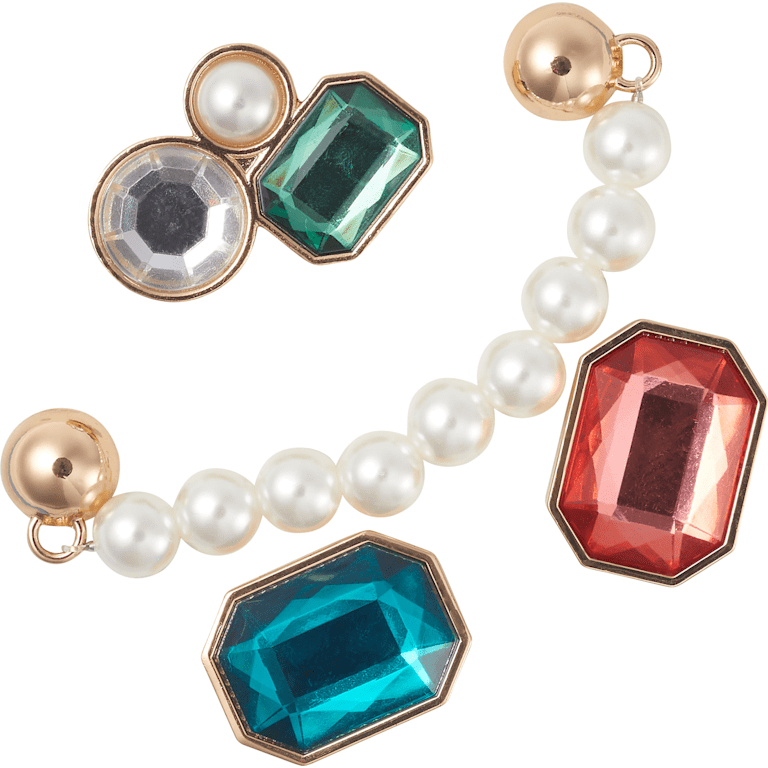 クロックス公式】ディープ カラー ジェム 5PK | ジビッツ チャーム